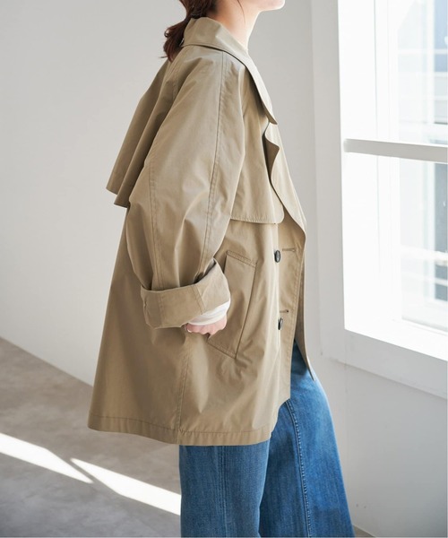Spick & Span（スピックアンドスパン）の「《追加2》C/Pミドル丈トレンチコート（トレンチコート・レディース・ベージュ系その他・38）」の11枚目の写真