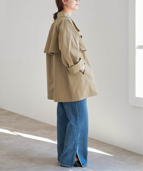 Spick & Span（スピックアンドスパン）の「《追加2》C/Pミドル丈トレンチコート（トレンチコート・レディース・ベージュ系その他・38）」の14枚目の写真