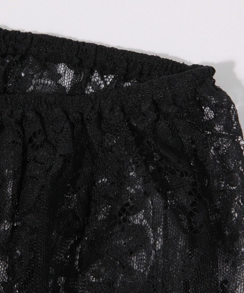 GLOBAL WORK（グローバルワーク）の「シアーレースビスチェ/ベルト/660184（ベルト・レディース・ブラック/オフホワイト・FREE）」の4枚目の写真