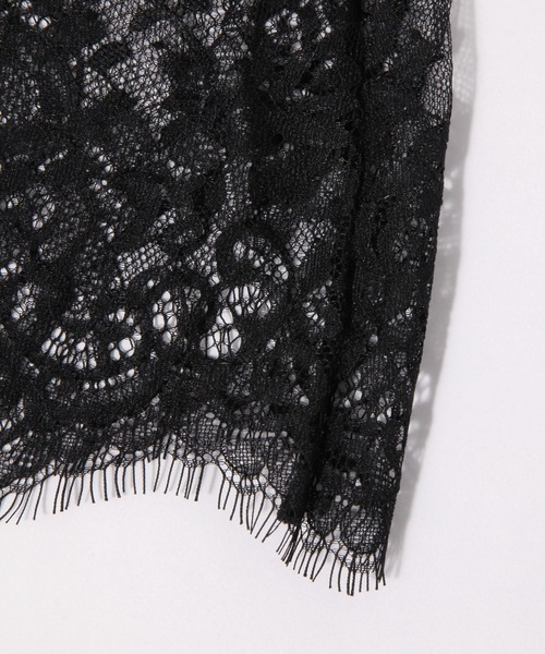 GLOBAL WORK（グローバルワーク）の「シアーレースビスチェ/ベルト/660184（ベルト・レディース・ブラック/オフホワイト・FREE）」の5枚目の写真