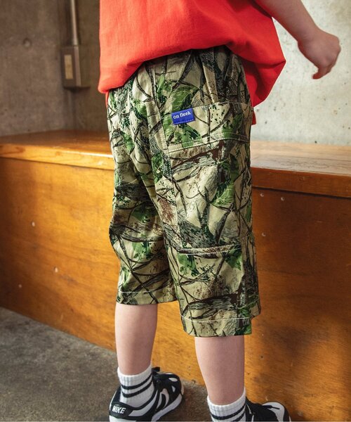 BREEZE（ブリーズ）の「B NEWJACK ワイドフィットハーフパンツ（その他パンツ・キッズ・カモフラージュ/インディゴブルー/ベージュ/レッド/ブラック・160/150/140/130/120/110/100/90）」の5枚目の写真