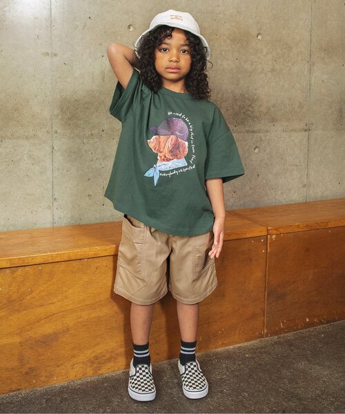 BREEZE（ブリーズ）の「B NEWJACK ワイドフィットハーフパンツ（その他パンツ・キッズ・カモフラージュ/インディゴブルー/ベージュ/レッド/ブラック・160/150/140/130/120/110/100/90）」の6枚目の写真