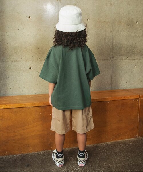 BREEZE（ブリーズ）の「B NEWJACK ワイドフィットハーフパンツ（その他パンツ・キッズ・カモフラージュ/インディゴブルー/ベージュ/レッド/ブラック・160/150/140/130/120/110/100/90）」の7枚目の写真