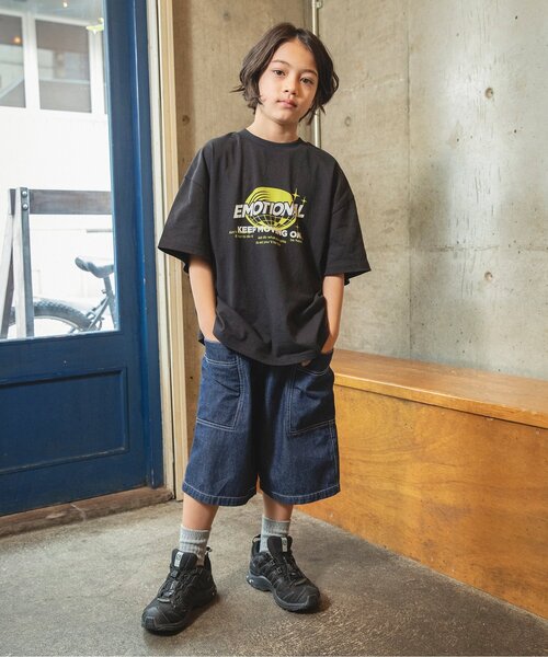 BREEZE（ブリーズ）の「B NEWJACK ワイドフィットハーフパンツ（その他パンツ・キッズ・カモフラージュ/インディゴブルー/ベージュ/レッド/ブラック・160/150/140/130/120/110/100/90）」の10枚目の写真