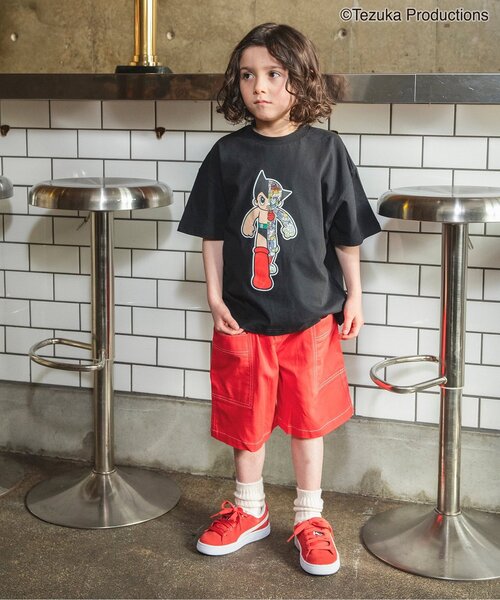 BREEZE（ブリーズ）の「B NEWJACK ワイドフィットハーフパンツ（その他パンツ・キッズ・カモフラージュ/インディゴブルー/ベージュ/レッド/ブラック・160/150/140/130/120/110/100/90）」の16枚目の写真