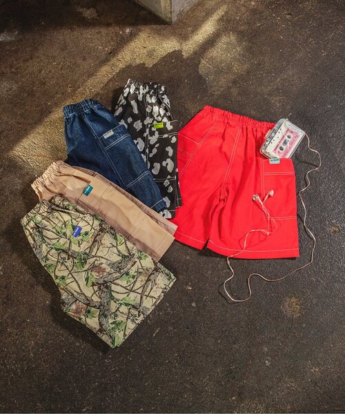 BREEZE（ブリーズ）の「B NEWJACK ワイドフィットハーフパンツ（その他パンツ・キッズ・カモフラージュ/インディゴブルー/ベージュ/レッド/ブラック・160/150/140/130/120/110/100/90）」の19枚目の写真