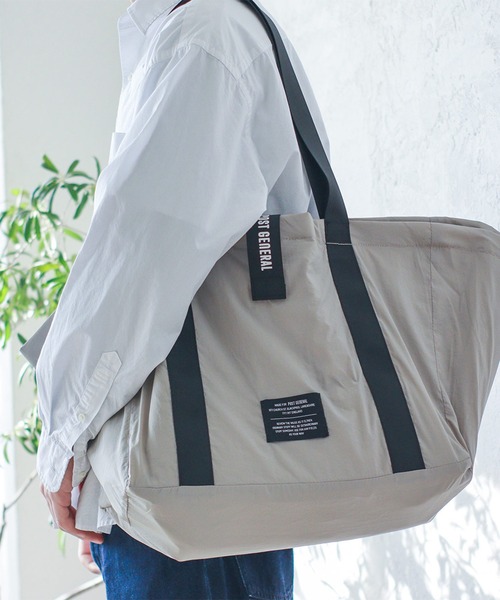 POST GENERAL（ポストジェネラル）の「POST GENERAL ポストジェネラル THE SHOPPING BASKET COOLER TOTE ザ ショッピングバスケットクーラートート（トートバッグ・メンズ・ブラック/グレイッシュベージュ/オリーブ・FREE）」の12枚目の写真