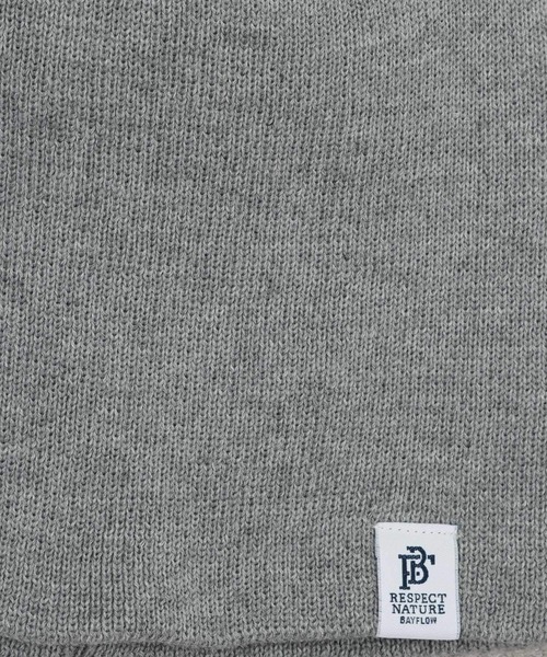 BAYFLOW（ベイフロー）の「ベーシックビーニー（ニットキャップ/ビーニー・メンズ・ブルー/グレー/ブラック/アイボリー・FREE）」の8枚目の写真