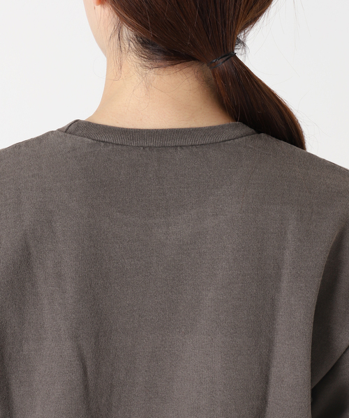 journal standard L'essage(ジャーナルスタンダードレサージュ)の「《別注》【MIXTA/ミクスタ】BALANCE CREW T-SHIRTS:Tシャツ(Tシャツ/カットソー・レディース・ブラック/アイボリー・MEDIUM)」の9枚目の写真