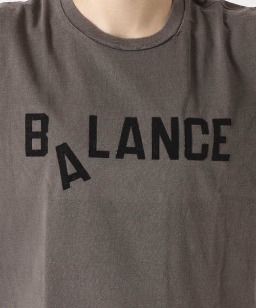 journal standard L'essage(ジャーナルスタンダードレサージュ)の「《別注》【MIXTA/ミクスタ】BALANCE CREW T-SHIRTS:Tシャツ(Tシャツ/カットソー・レディース・ブラック/アイボリー・MEDIUM)」の14枚目の写真