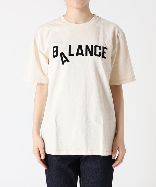journal standard L'essage(ジャーナルスタンダードレサージュ)の「《別注》【MIXTA/ミクスタ】BALANCE CREW T-SHIRTS:Tシャツ(Tシャツ/カットソー・レディース・ブラック/アイボリー・MEDIUM)」の16枚目の写真