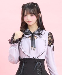 secret honey シャツ ブラウス シークレットハニー 楽天市場】ダブルフリル半袖ブラウス4/26 12:00 販売スタート