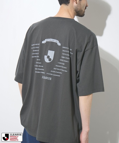 Mac-House（マックハウス）の「【Jリーグ 】J1Tシャツ 全20クラブ入り Jリーグ J.LEAGUE（Tシャツ/カットソー・メンズ・チャコールグレー/ホワイト・L/M）」の2枚目の写真