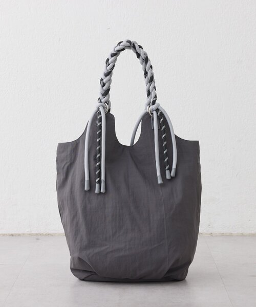 CIAOPANIC TYPY（チャオパニックティピー）の「:【大容量／軽量】撥水ナイロンロープハンドルトートBAG（トートバッグ・レディース・ベージュ/チャコールグレー/カーキ/アイボリー・ONE SIZE）」の13枚目の写真