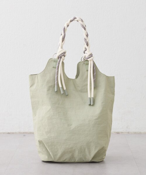 CIAOPANIC TYPY（チャオパニックティピー）の「:【大容量／軽量】撥水ナイロンロープハンドルトートBAG（トートバッグ・レディース・ベージュ/チャコールグレー/カーキ/アイボリー・ONE SIZE）」の17枚目の写真