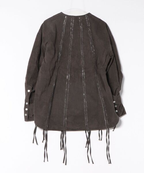 L.H.P（エルエイチピー）の「aenrmous/エーノマース/BULBOSA TOP（Tシャツ/カットソー・レディース・ブラウン・2）」の2枚目の写真