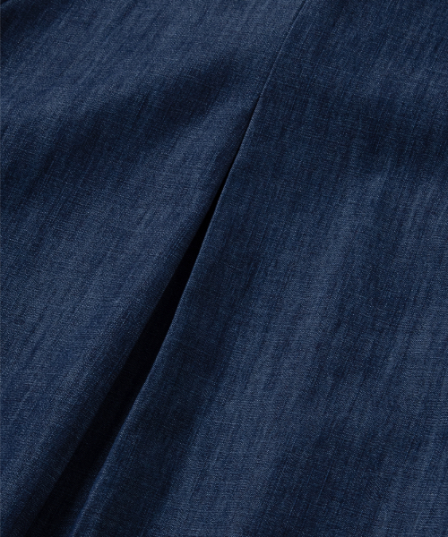 NONBLANK(ノンブランク)の「ラグランデニムハーフスリーブシャツ _INDIGO(シャツ/ブラウス・レディース・その他・MEDIUM/LARGE/X-LARGE/SMALL)」の6枚目の写真