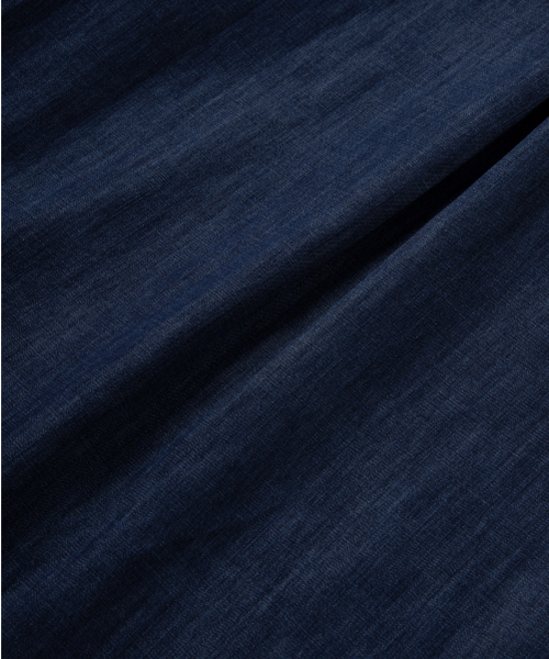 NONBLANK(ノンブランク)の「ラグランデニムハーフスリーブシャツ _INDIGO(シャツ/ブラウス・レディース・その他・MEDIUM/LARGE/X-LARGE/SMALL)」の8枚目の写真
