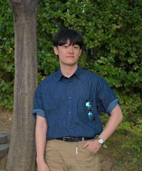 NONBLANK(ノンブランク)の「ラグランデニムハーフスリーブシャツ _INDIGO(シャツ/ブラウス・レディース・その他・MEDIUM/LARGE/X-LARGE/SMALL)」の11枚目の写真