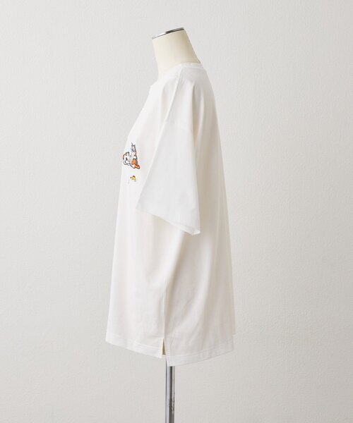 ear PAPILLONNER（イアパピヨネ）の「【KEN NAKAYAMA×ear】コラボTシャツ《手洗い可》（Tシャツ/カットソー・レディース・ホワイト系その他2/ホワイト系その他・FREE）」の4枚目の写真