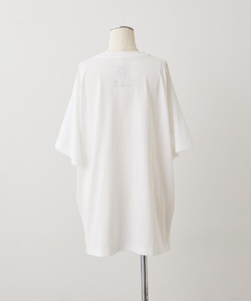 ear PAPILLONNER（イアパピヨネ）の「【KEN NAKAYAMA×ear】コラボTシャツ《手洗い可》（Tシャツ/カットソー・レディース・ホワイト系その他2/ホワイト系その他・FREE）」の5枚目の写真