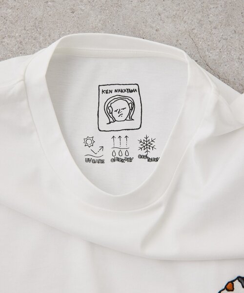 ear PAPILLONNER（イアパピヨネ）の「【KEN NAKAYAMA×ear】コラボTシャツ《手洗い可》（Tシャツ/カットソー・レディース・ホワイト系その他2/ホワイト系その他・FREE）」の7枚目の写真