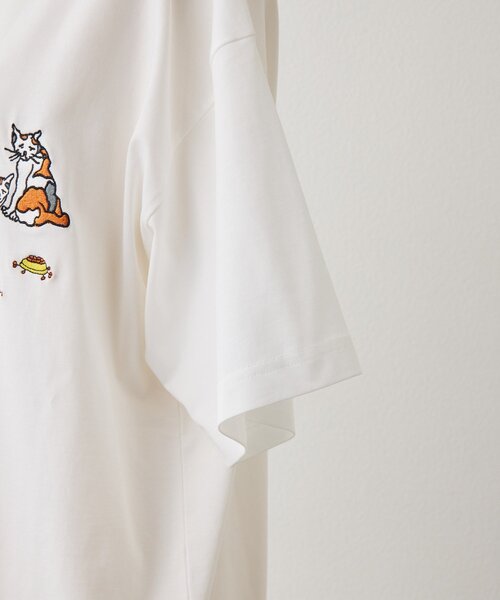 ear PAPILLONNER（イアパピヨネ）の「【KEN NAKAYAMA×ear】コラボTシャツ《手洗い可》（Tシャツ/カットソー・レディース・ホワイト系その他2/ホワイト系その他・FREE）」の9枚目の写真