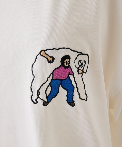 ear PAPILLONNER（イアパピヨネ）の「【KEN NAKAYAMA×ear】コラボTシャツ《手洗い可》（Tシャツ/カットソー・レディース・ホワイト系その他2/ホワイト系その他・FREE）」の18枚目の写真