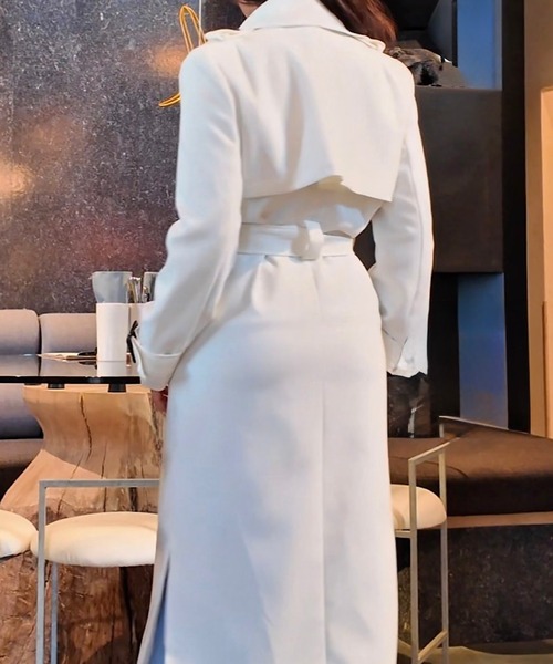 THEODORIC.dy(セオドリックディ)の「ジェニー ロングトレンチコート(トレンチコート・レディース・アイボリー・FREE)」の11枚目の写真