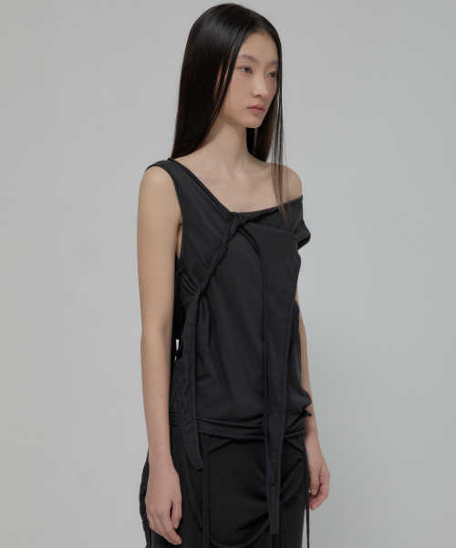 FLAREUP（フレアアップ）の「3-Layered Braided Sleeveless (FL-128_Black)（Tシャツ/カットソー・レディース・ブラック・OS）」の14枚目の写真