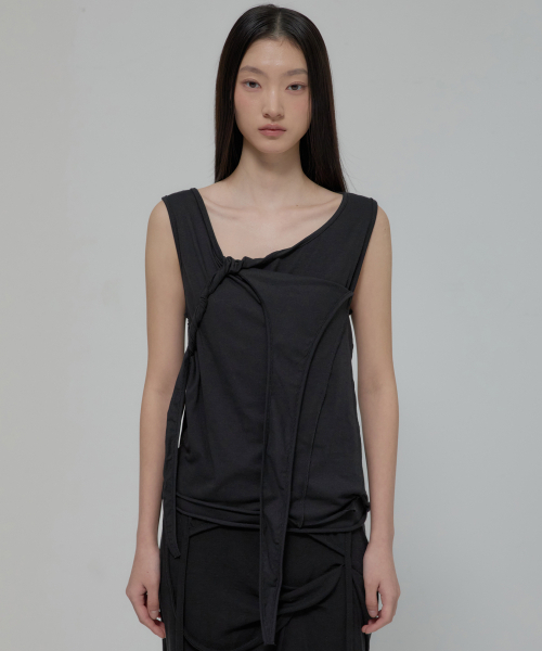 FLAREUP（フレアアップ）の「3-Layered Braided Sleeveless (FL-128_Black)（Tシャツ/カットソー・レディース・ブラック・OS）」の12枚目の写真