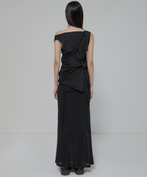 FLAREUP（フレアアップ）の「3-Layered Braided Sleeveless (FL-128_Black)（Tシャツ/カットソー・レディース・ブラック・OS）」の9枚目の写真