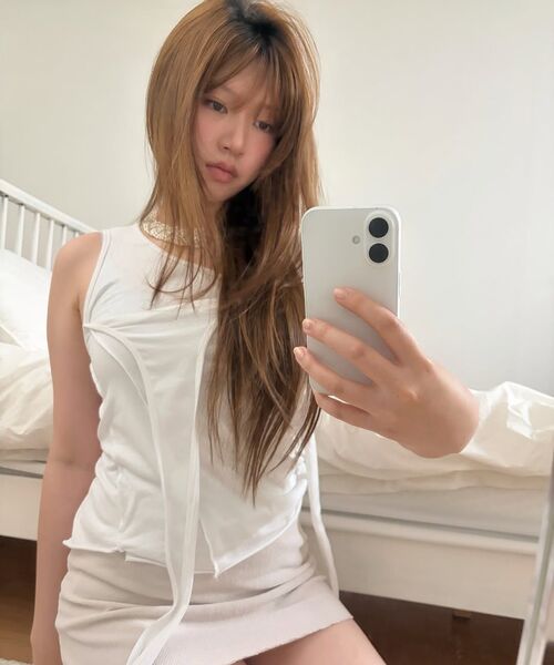 FLAREUP（フレアアップ）の「3-Layered Braided Sleeveless (FL-128_Black)（Tシャツ/カットソー・レディース・ブラック・OS）」の5枚目の写真