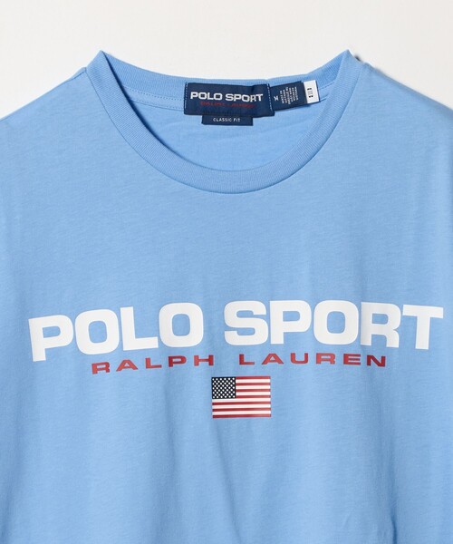 POLO RALPH LAUREN（ポロ ラルフ ローレン）の「【販路限定モデル】＜POLO RALPH LAUREN＞POLO SPORT ロゴ プリント Tシャツ（Tシャツ/カットソー・メンズ・ライトブルー/ホワイト/ネイビー・M/L/XL）」の6枚目の写真