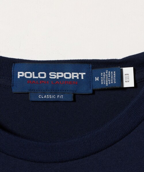 POLO RALPH LAUREN（ポロ ラルフ ローレン）の「【販路限定モデル】＜POLO RALPH LAUREN＞POLO SPORT ロゴ プリント Tシャツ（Tシャツ/カットソー・メンズ・ライトブルー/ホワイト/ネイビー・M/L/XL）」の4枚目の写真