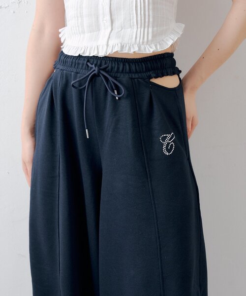 セール】サイドカットバレルレッグスウェットパンツ（その他パンツ