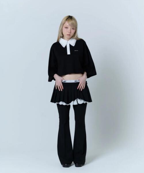 neith.(ネイス)の「neith./ネイス/Destroyed Flare Trousers(スラックス・レディース・グレー/ブラック・F)」の9枚目の写真