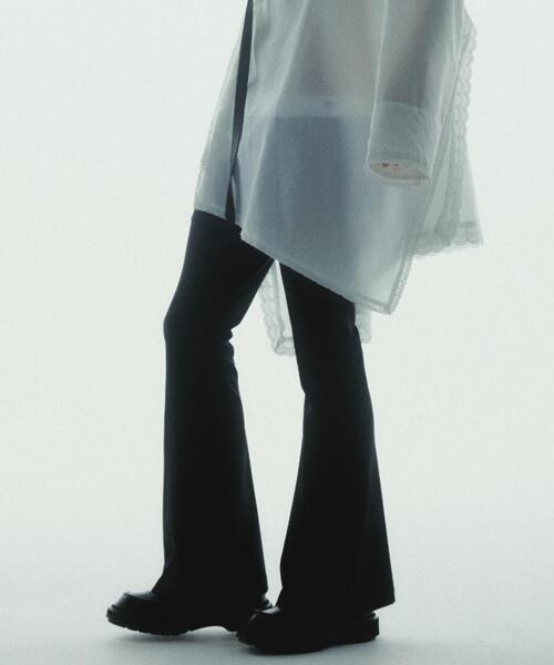 neith.(ネイス)の「neith./ネイス/Destroyed Flare Trousers(スラックス・レディース・グレー/ブラック・F)」の19枚目の写真