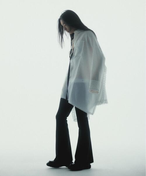 neith.(ネイス)の「neith./ネイス/Destroyed Flare Trousers(スラックス・レディース・グレー/ブラック・F)」の20枚目の写真