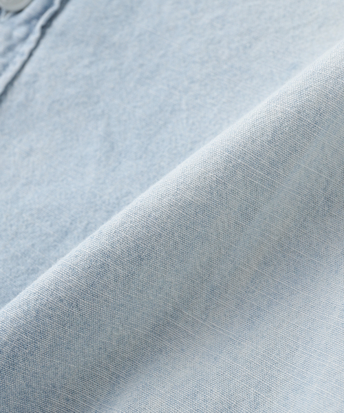 WYTHE(ワイス)の「WYTHE / ワイス Embroidered Chambray Workshirt(シャツ/ブラウス・メンズ・ブルー系その他・LARGE/MEDIUM)」の5枚目の写真