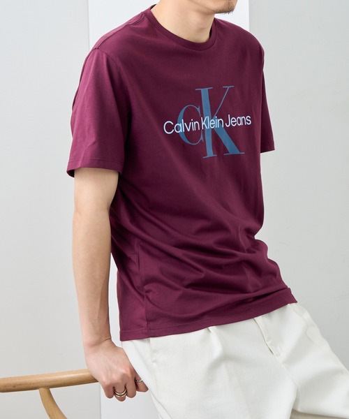 Calvin Klein（カルバン・クライン）の「【Calvin Klein】40DC813 Tシャツ（Tシャツ/カットソー・メンズ・ブラック/ホワイト/ネイビー/レッド/ブルー/グレー/ワイン/ベージュ・L/XL/XXL/M）」の8枚目の写真