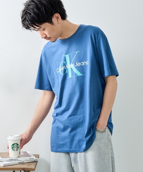 Calvin Klein（カルバン・クライン）の「【Calvin Klein】40DC813 Tシャツ（Tシャツ/カットソー・メンズ・ブラック/ホワイト/ネイビー/レッド/ブルー/グレー/ワイン/ベージュ・L/XL/XXL/M）」の6枚目の写真