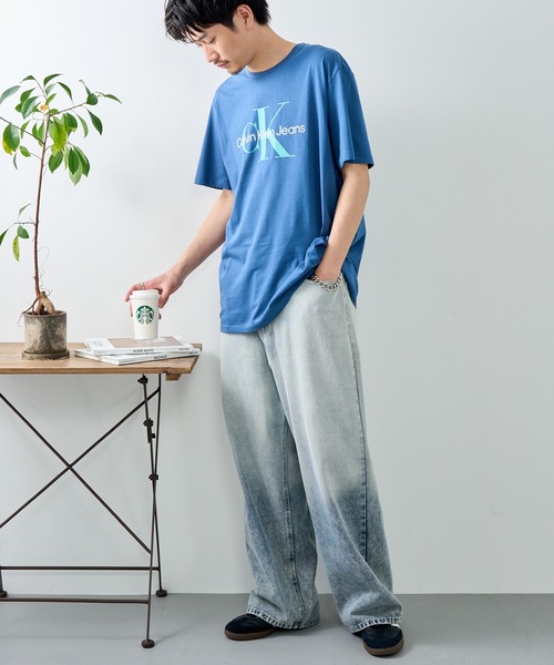 Calvin Klein（カルバン・クライン）の「【Calvin Klein】40DC813 Tシャツ（Tシャツ/カットソー・メンズ・ブラック/ホワイト/ネイビー/レッド/ブルー/グレー/ワイン/ベージュ・L/XL/XXL/M）」の19枚目の写真
