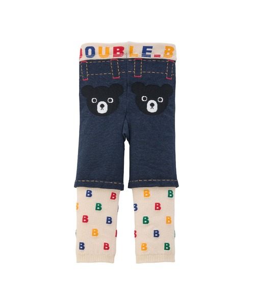 DOUBLE_B（ダブルビー）の「重ね着風スパッツ（その他パンツ・キッズ・マルチ・80ｃｍ/90cm/100cm）」の2枚目の写真