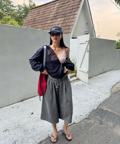 MAINBOOTH（メインブース）の「Haze Sweat Shorts(CHARCOAL)（その他パンツ・レディース・その他・1/2）」の11枚目の写真