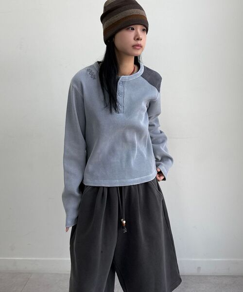 MAINBOOTH（メインブース）の「Haze Sweat Shorts(CHARCOAL)（その他パンツ・レディース・その他・1/2）」の6枚目の写真