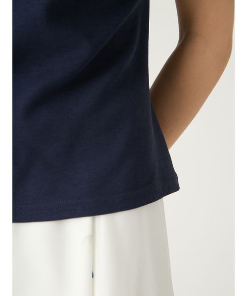 FRAY I.D(フレイアイディー)の「2wayオフショルカットソー/ウォッシャブル(Tシャツ/カットソー・レディース・その他/ネイビー/ホワイト/レッド・F)」の11枚目の写真