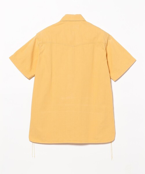 REMI RELIEF（レミレリーフ）の「【別注】REMI RELIEF / Denim Western shirt Short Sleeve Color Denim（シャツ/ブラウス・メンズ・ピンク/クリーム・MEDIUM/X-LARGE/LARGE）」の6枚目の写真