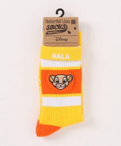 Disney(ディズニー)の「【 Disney 】 カラフルラインソックス 26S4(ソックス/靴下・レディース・ライトブルー/グレー/ライトイエロー/レモンイエロー/ブルー/スカイブルー/エメラルド/ライトピンク/パープル/イエロー/オレンジ/ピンク/グリーン/ライトグリーン/レッド・FREE)」の10枚目の写真