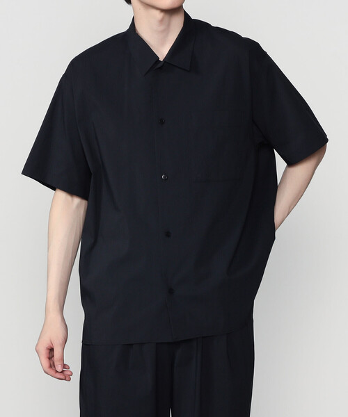 Bshop（ビショップ）の「NEUTRALWORKS. | ショートスリーブシャツ HERMIA MEN（シャツ/ブラウス・メンズ・ブラック・M/L）」の12枚目の写真